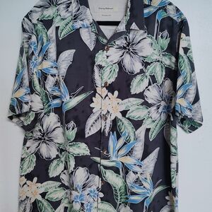 Tommy Bahama Men's Silk Hawaiin Shirt Classic Fit Sz LG